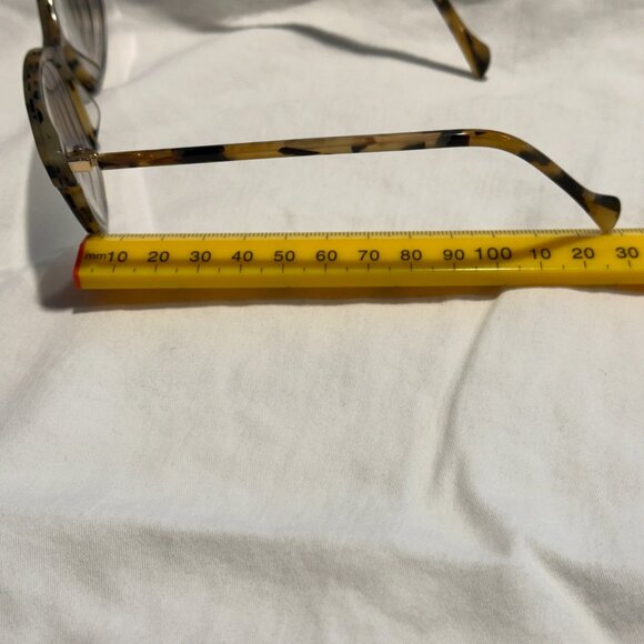 Face a Face Eyeglass Frame Shiso 1 Col 2135 Cat Eye Shape Black Light Tortoise - Picture 16 of 16